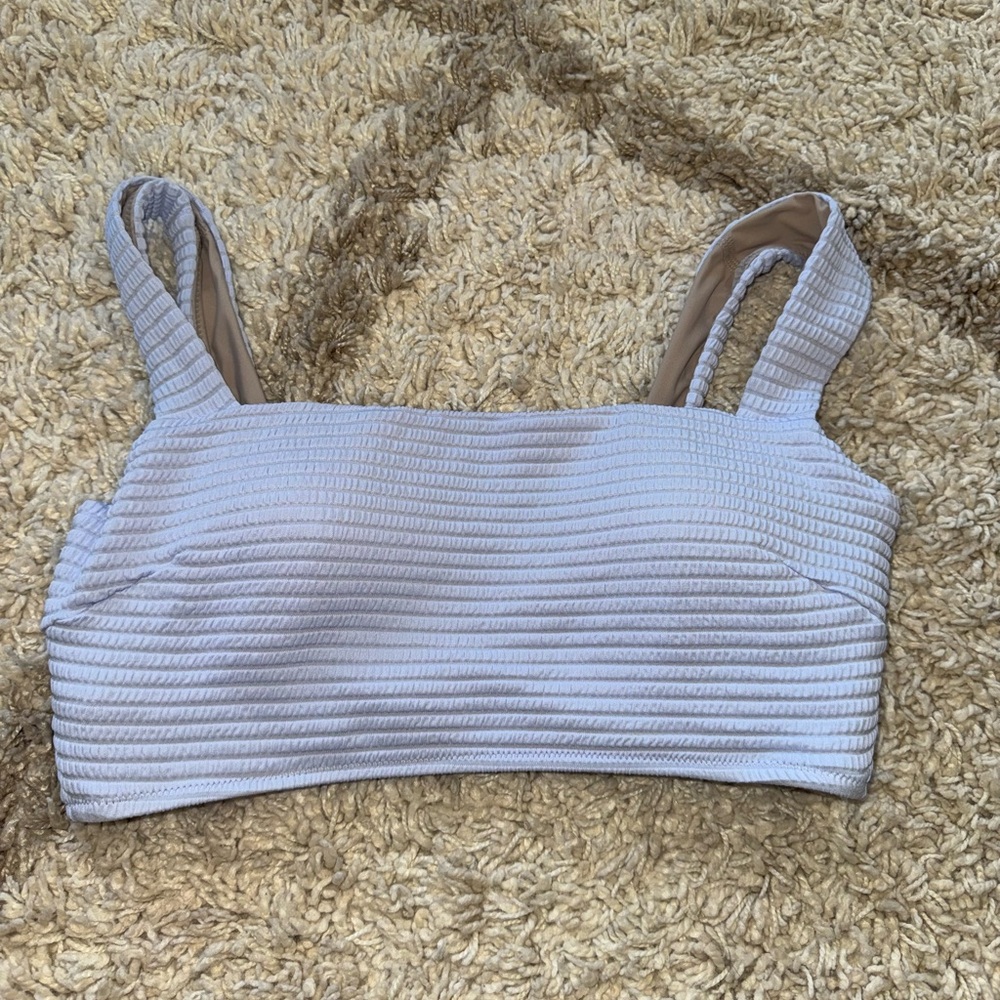 Lululemon Ribbed Bikini Top in Lavender